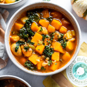 image Butternut Bean and Kale Stew