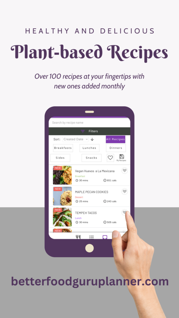 image vegan meal planner plan-based recipes app