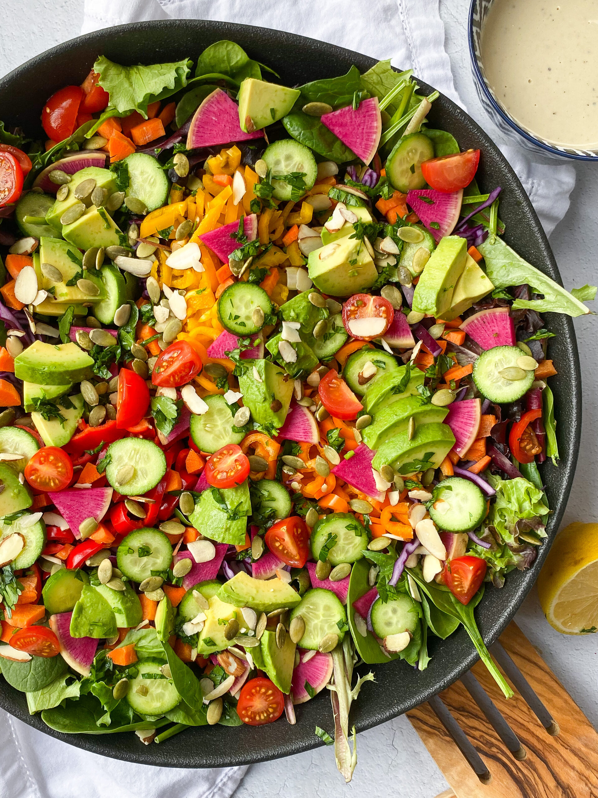 rainbow chopped salad