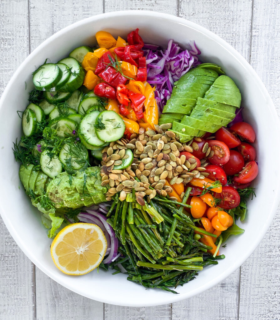 Image Rainbow Immune Boost Salad