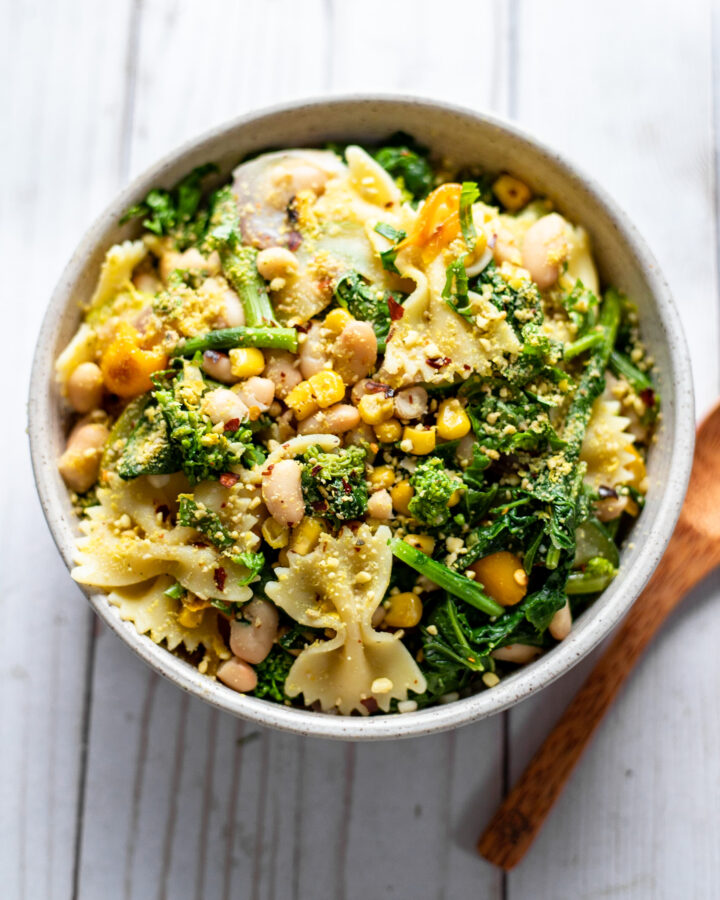 Beans and Broccoli Rabe Pasta - BetterFoodGuru