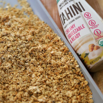 image- granola and tahini