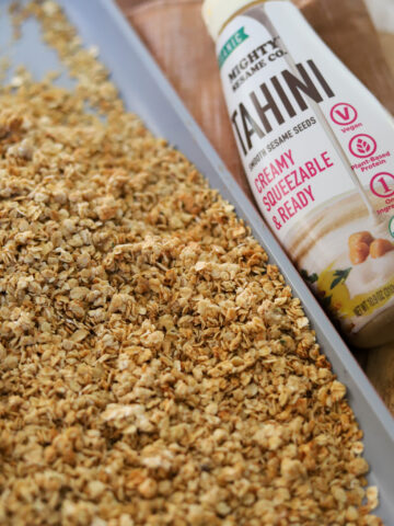 image- granola and tahini