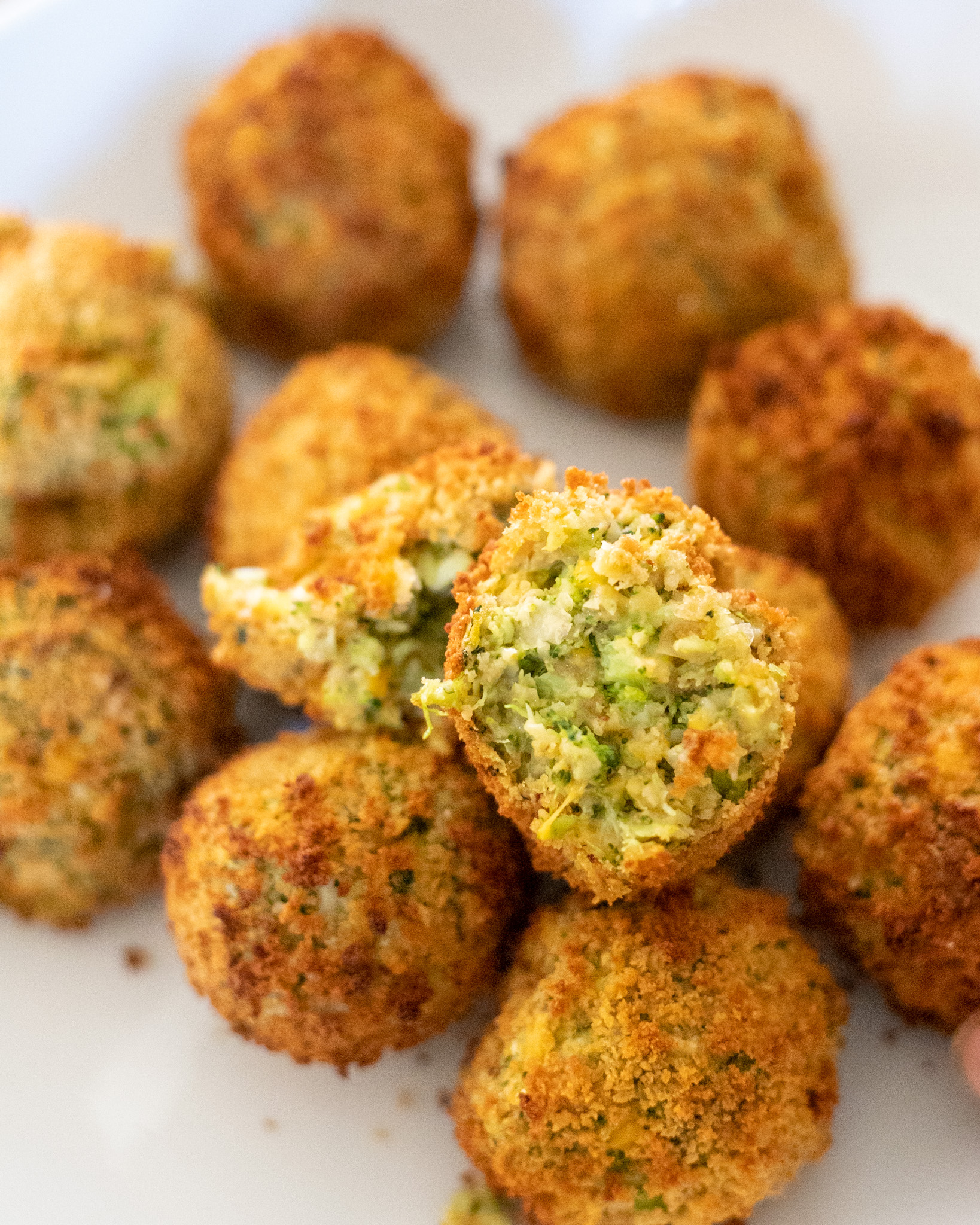 Air-fried Broccoli & Cheese Balls