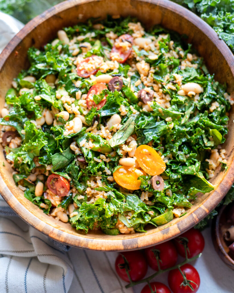 Wild Rice and Kale Salad
