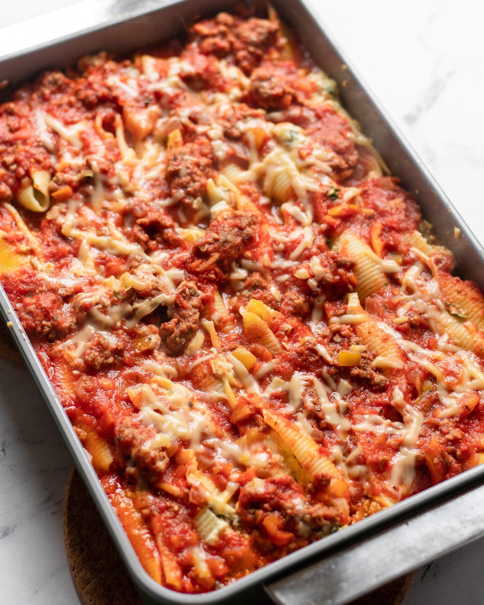 Vegan Ricotta Stuffed Shells with Creamy Pesto - This Savory Vegan