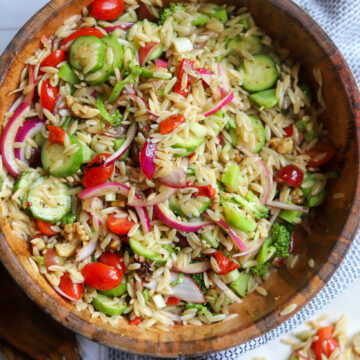 summer orzo salad