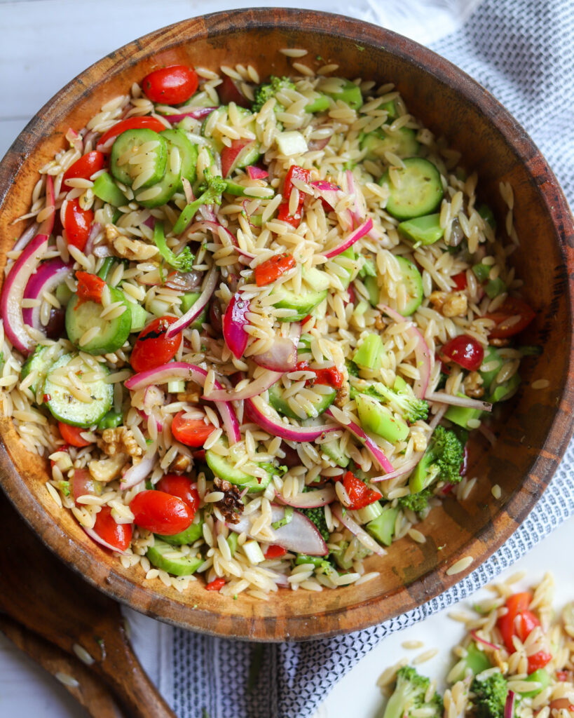 summer orzo salad