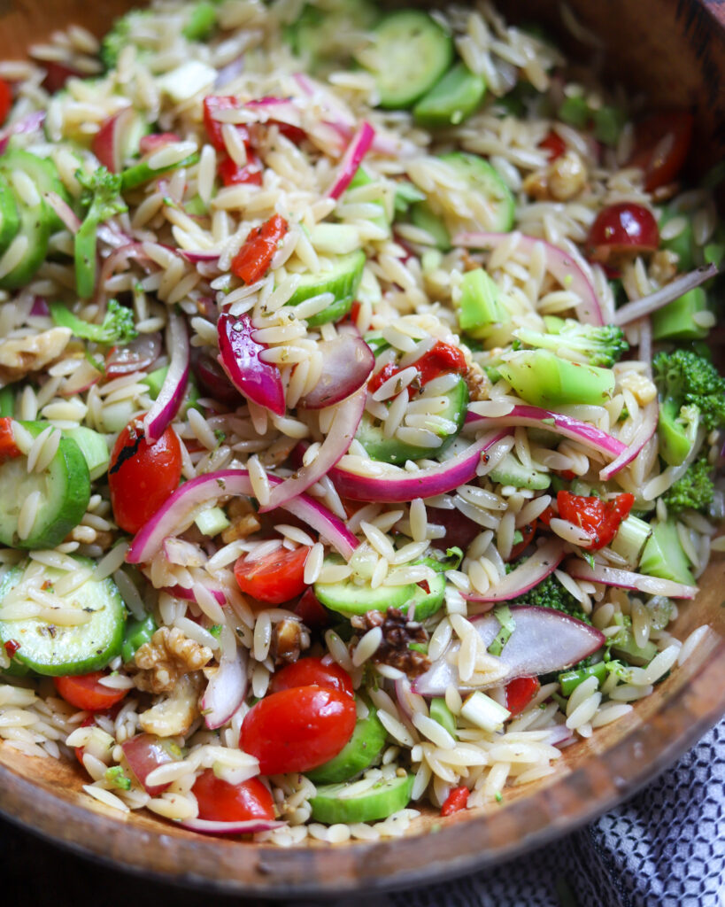 summer orzo salad