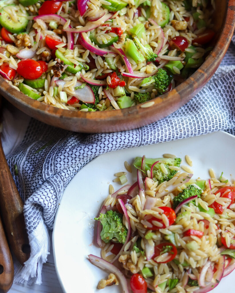 Summer orzo salad