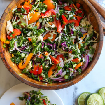 Zesty Rainbow Cole Slaw