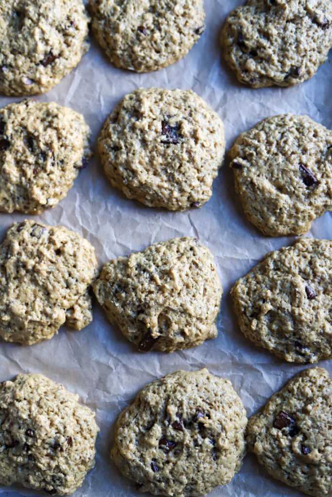 Tahini Chocolate Chip Cookies