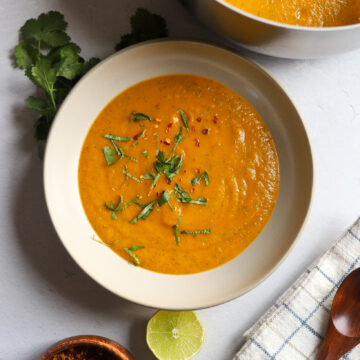 vegan butternut squash soup