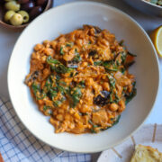 chickpea and tahini stew