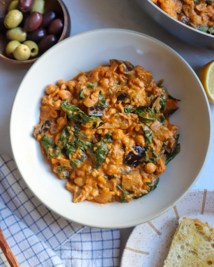 chickpea and tahini stew