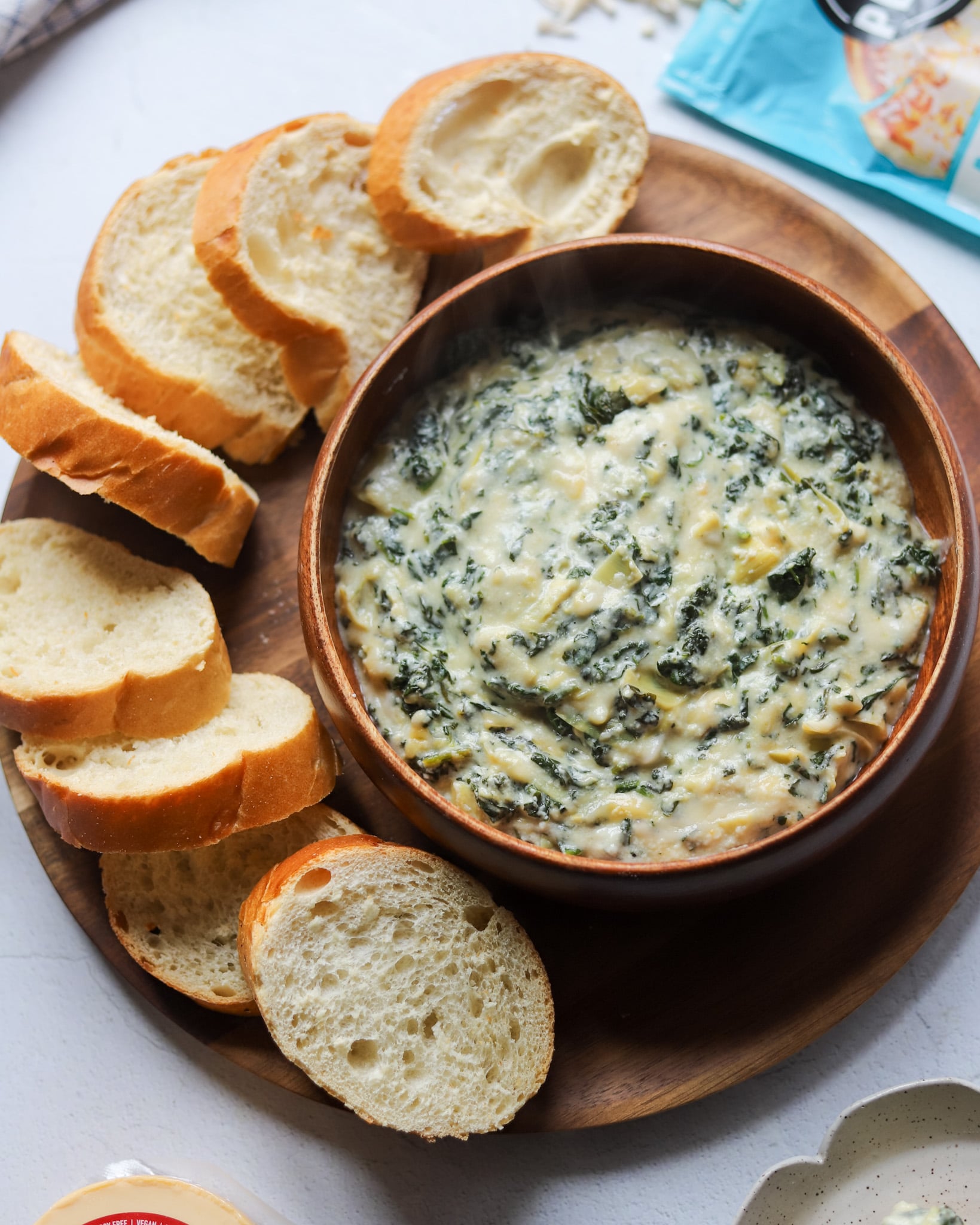 Vegan Spinach Artichoke Dip (with Silken Tofu)