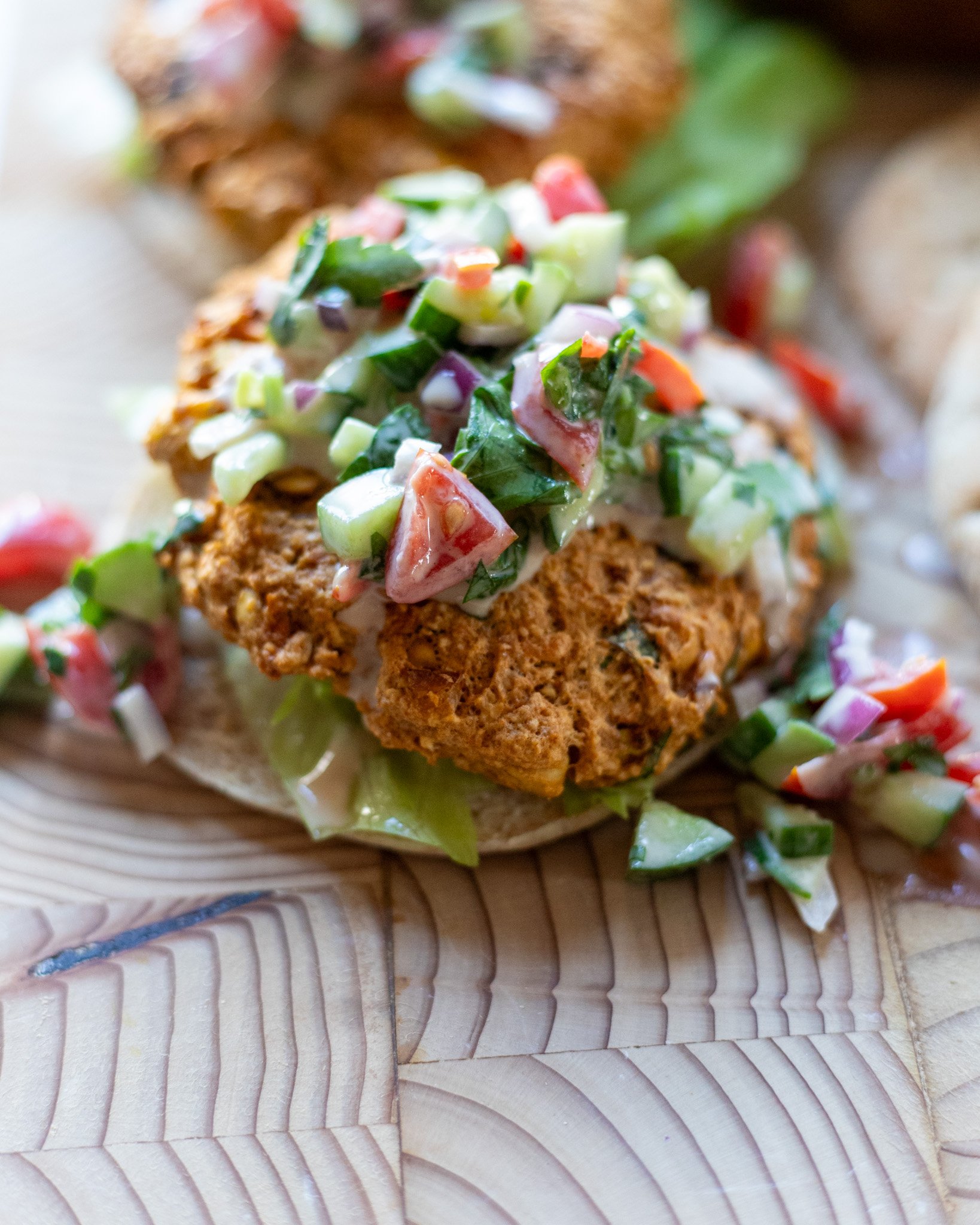 Air Fryer Vegan Chickpea Burgers (Gluten-Free)-image