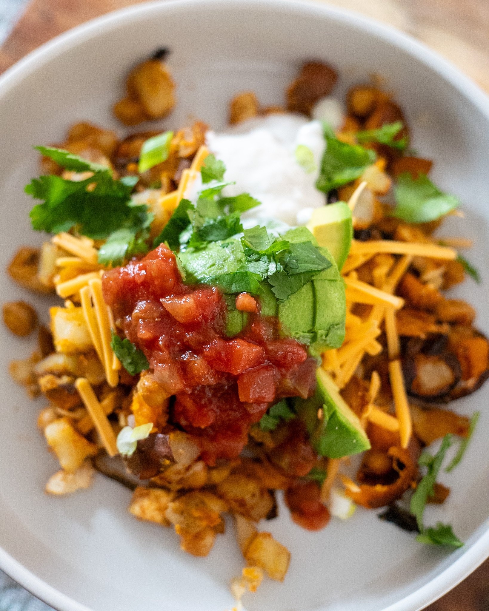 Vegan Breakfast Hash with Tofu & Sweet Potatoes-image