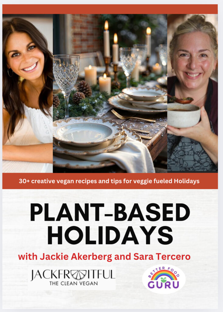 cover of free ebook showing a set table and pics of Sara and Jackie the authors of the ebook