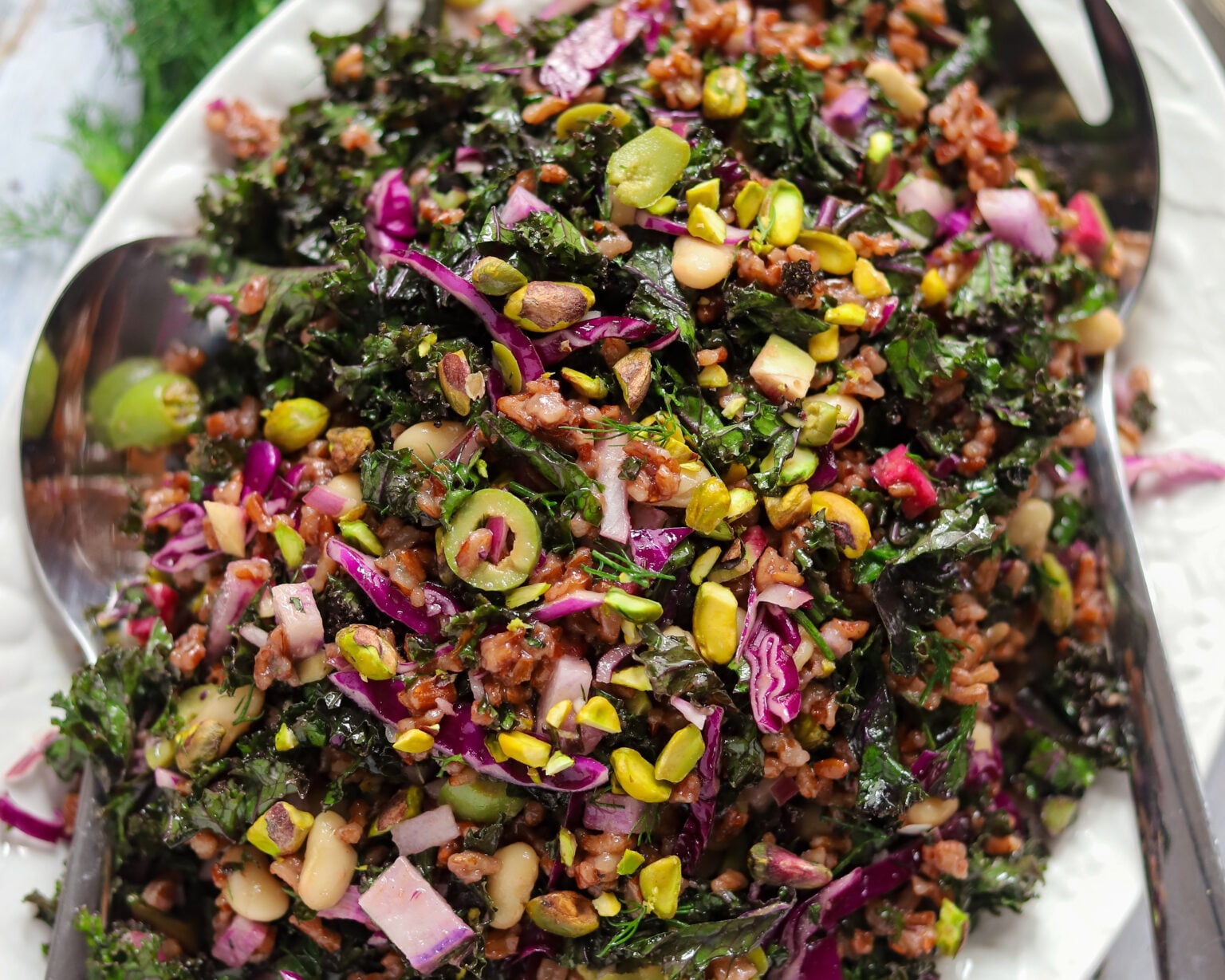 Kale and Rice Salad with Radishes and Dill - BetterFoodGuru